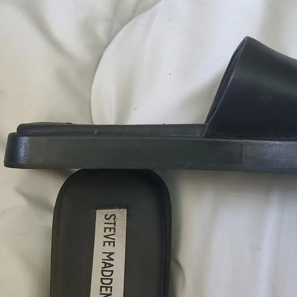 Steve Madden Dark Slide Sandals - Picture 3 of 5